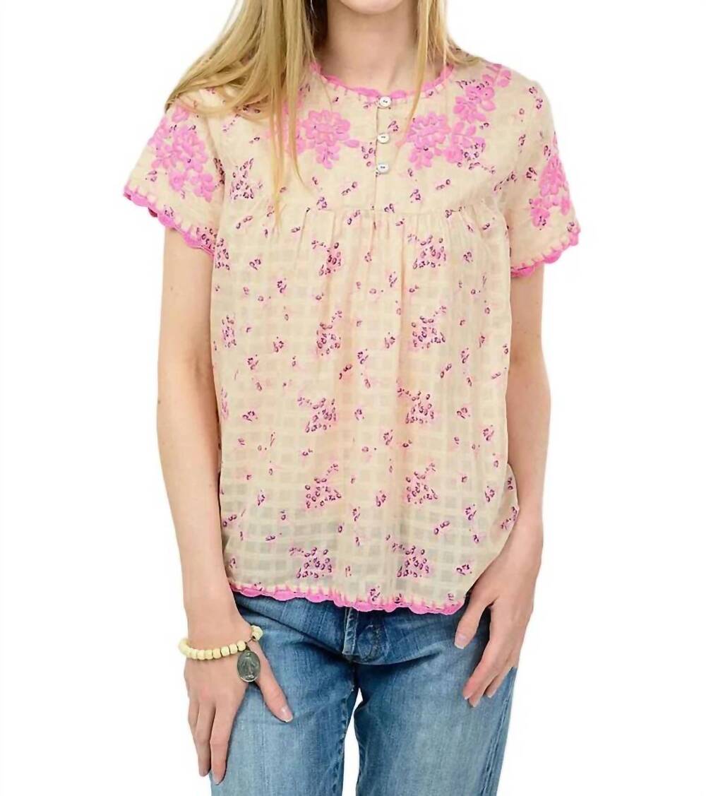 NEW IVY JANE nora top in ivory